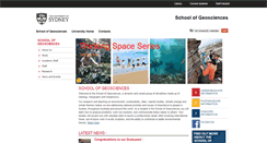 Desktop Screenshot of geosci.usyd.edu.au