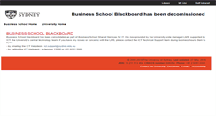 Desktop Screenshot of blackboard.econ.usyd.edu.au