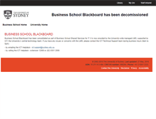 Tablet Screenshot of blackboard.econ.usyd.edu.au