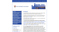 Desktop Screenshot of apira2010.econ.usyd.edu.au