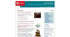 Desktop Screenshot of bulletin.edsw.usyd.edu.au