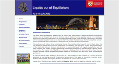 Desktop Screenshot of liquids.chem.usyd.edu.au